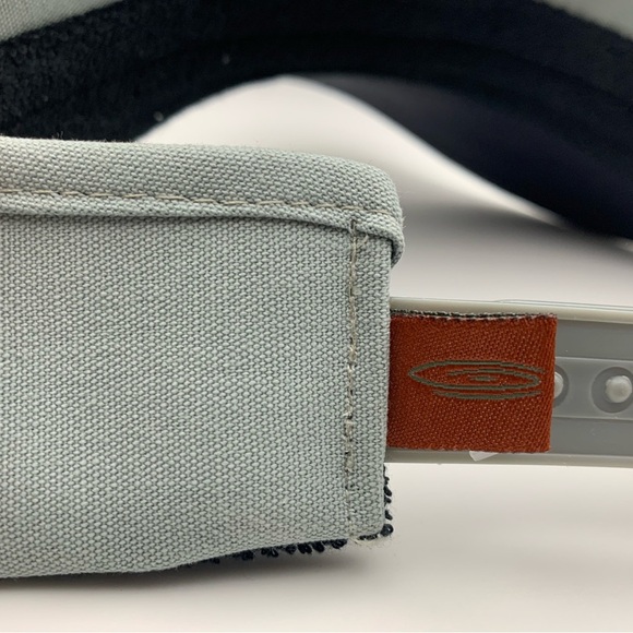 Fishpond Sabalo Lightweight Gray Adjustable Stitched Visor Hat Cap Fishing New - Picture 9 of 12